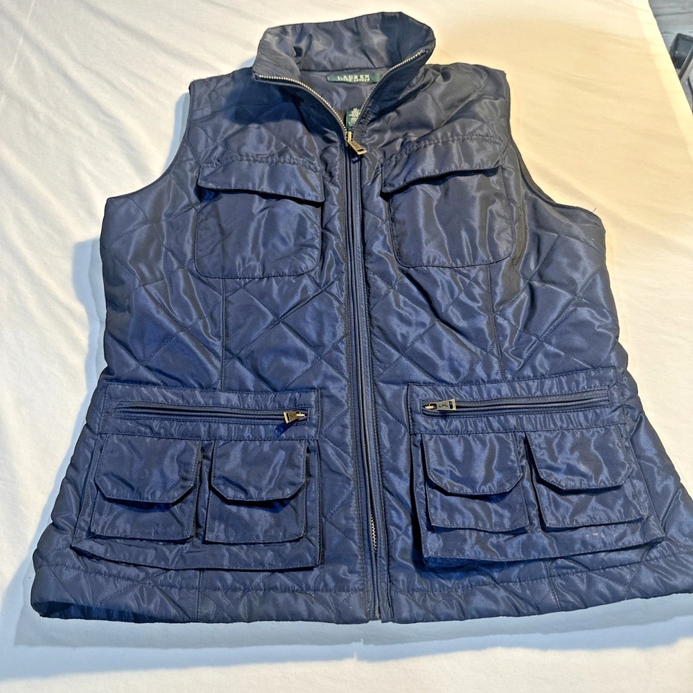 Ralph Lauren Puffer Vest, womens size M